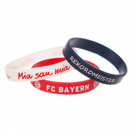 FC Bayern München silikónový náramok 3ks