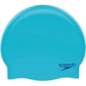 Speedo PLAIN MOULDED SILICONE CAP JUNIOR 8420 blue/blue