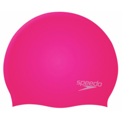Speedo PLAIN MOULDED SILICONE CAP JUNIOR F290cherry pink/blush