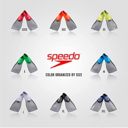 Speedo LONG BLADE FIN G776 colour by size