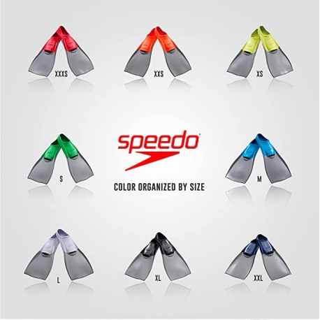 Speedo LONG BLADE FIN G776 colour by size