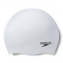 Speedo PLAIN MOULDED SILICONE CAP 14572 white pearlesscent