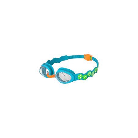 Speedo INFANT GOGGLE 14641 Azure Blue / Fluro Green / Fluro Orange / Clear